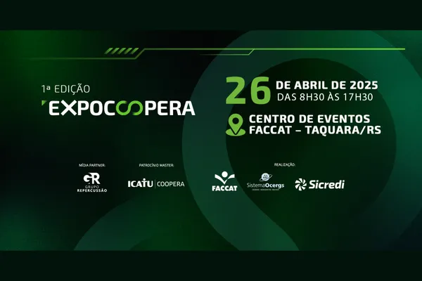 Inscrições abertas para o ExpoCoopera em Taquara 