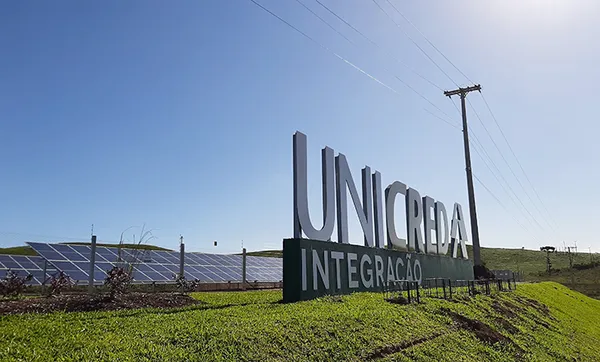 Unicred Integração anuncia lançamento de usinas para captação de energia solar