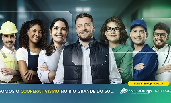 Sistema Ocergs lança campanha institucional com foco na força do cooperativismo gaúcho