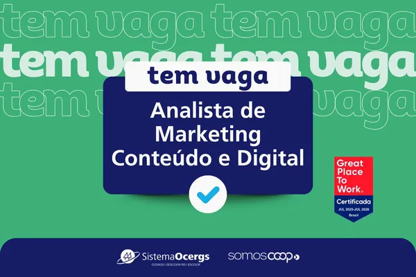 Sistema Ocergs abre vaga para Analista de Comunicação e Marketing 