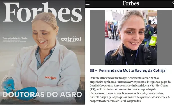 Tem cooperativa gaúcha na Forbes!