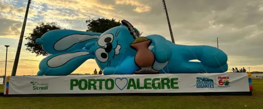 Fundação Sicredi traz o Sansão gigante para Porto Alegre