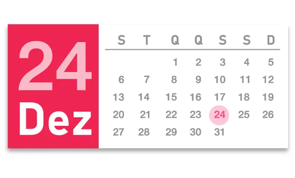 Atenção! No dia 24 não haverá expediente