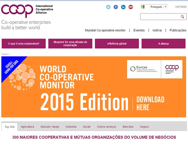 Cooperativas brasileiras têm a chance de estar entre as 300 maiores do mundo