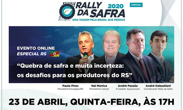 Cotrijal promove evento on-line com os números do Rally da Safra