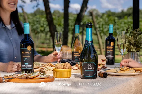 Vinícola Aurora fortalece linha zero álcool em campanha Janeiro Leve