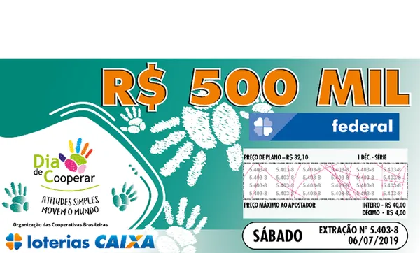 Dia C ilustra bilhete da loteria federal