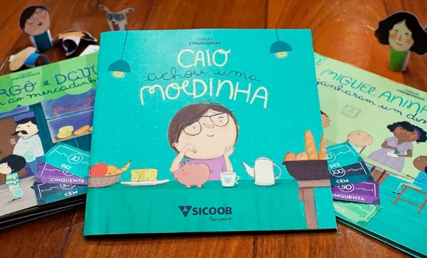 Livros ensinam educação financeira para crianças