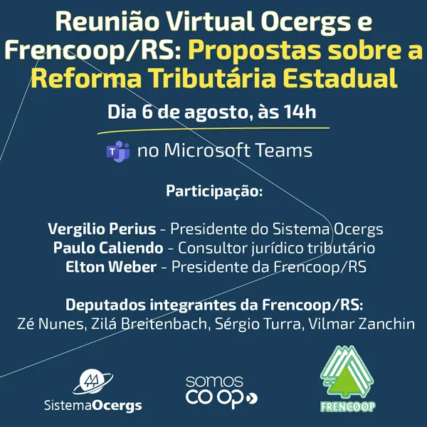 Ocergs debate Reforma Tributária do RS com cooperativas