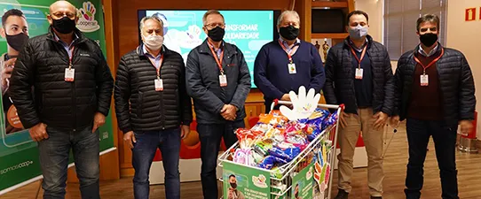 Cotrijal lança Campanha para promover a cooperação com doação de alimentos