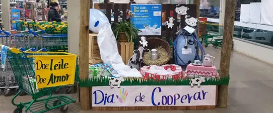 Cooper A1 e cooperativas parceiras arrecadam mais de 6 mil litros de leite