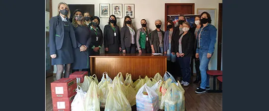 Sicredi das Culturas RS/MG entrega mais 2,4 toneladas de alimentos na região