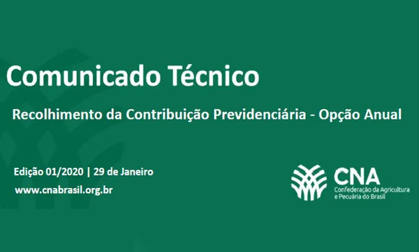 Base de incidência da contribuição previdenciária para 2020 é optativa