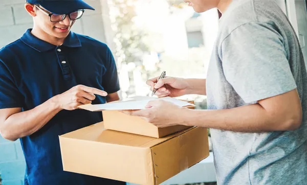 Recebimento de correspondências e materiais no Sistema