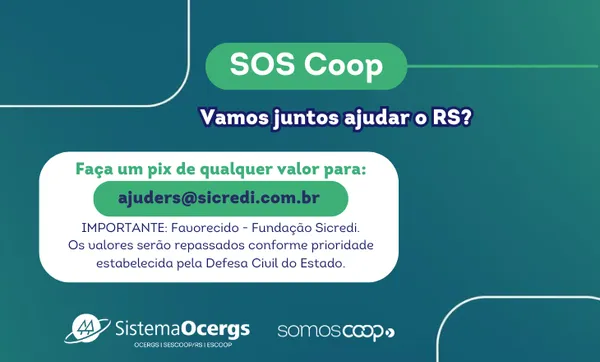 Sistema Ocergs soma esforços às ações das cooperativas gaúchas para o enfrentamento da crise climática do RS