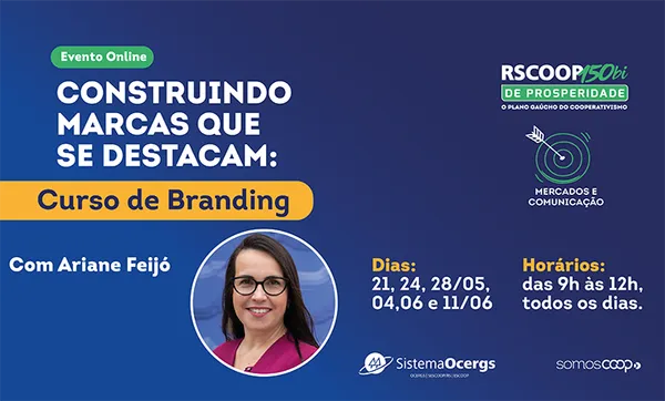 Inscrições abertas para o Curso de Branding promovido pelo Sistema Ocergs