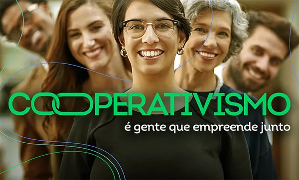 Sistema Ocergs adere à campanha nacional #BoraCooperar com vanerão de Erlon Péricles