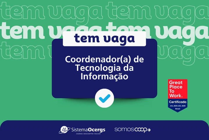 Sistema Ocergs abre vaga para Coordenador(a) de Tecnologia da Informa&ccedil;&atilde;o