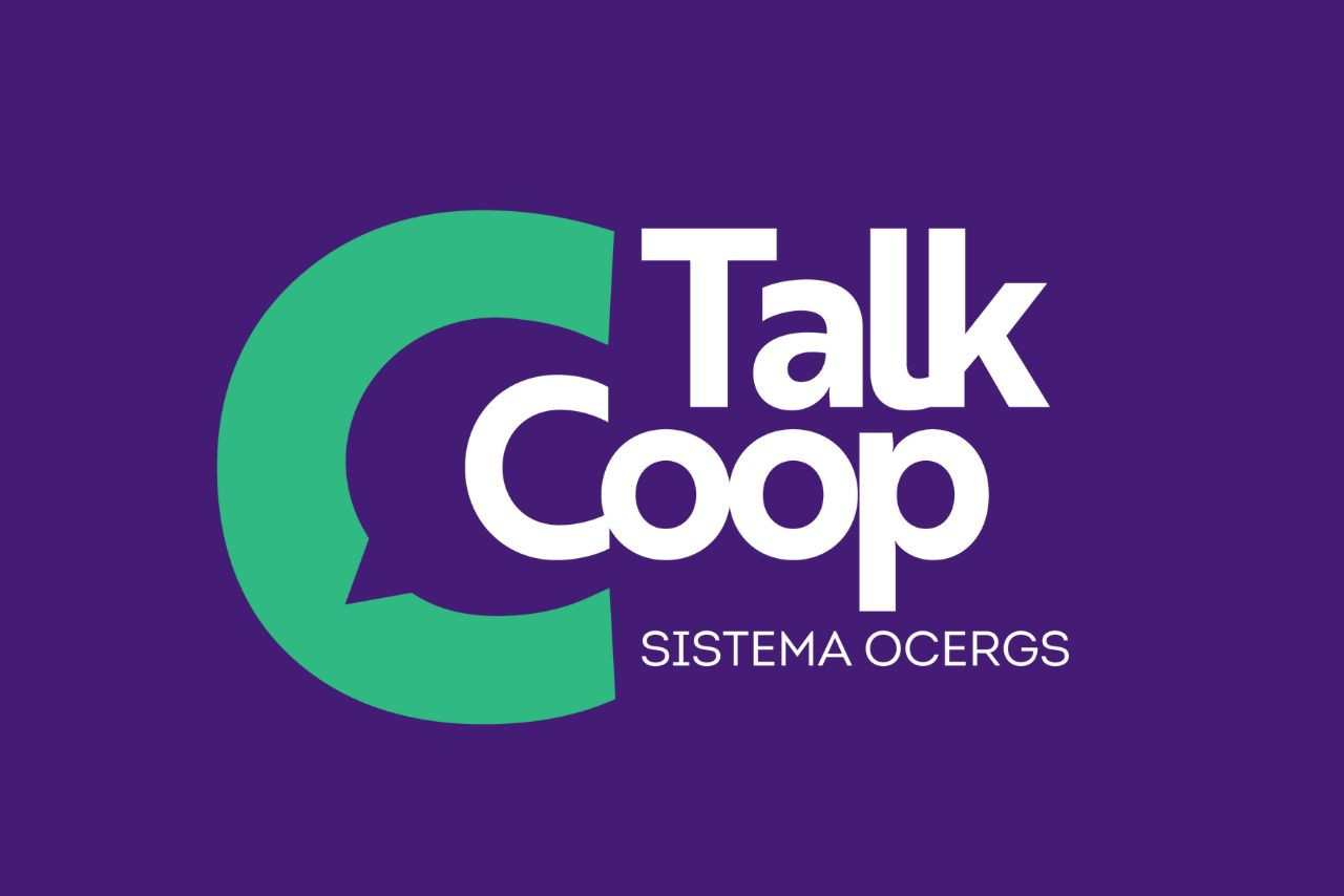 Card do evento Talk Coop do Sistema Ocergs, sobre gestão e governança na Cootravipa, com Alexandre Garcia, no dia 28 de maio, das 14h às 16h30.