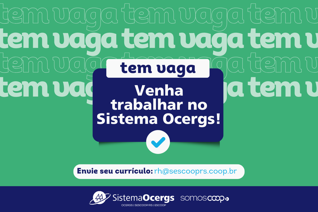 Vem estagiar no Sistema Ocergs: oportunidades abertas para as áreas da Comunicação e Marketing e TI 