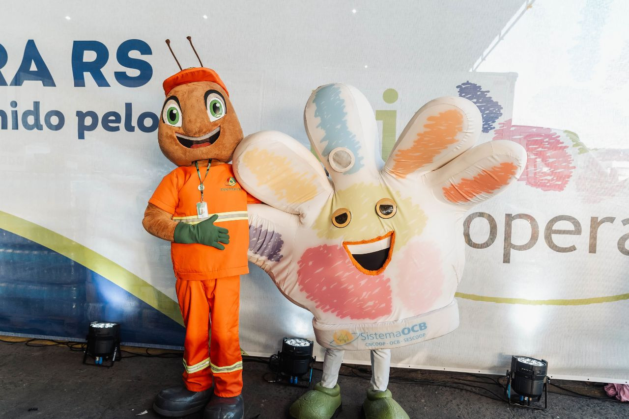 Mascotes do cooperativismo gaúcho irão desfilar na Expointer