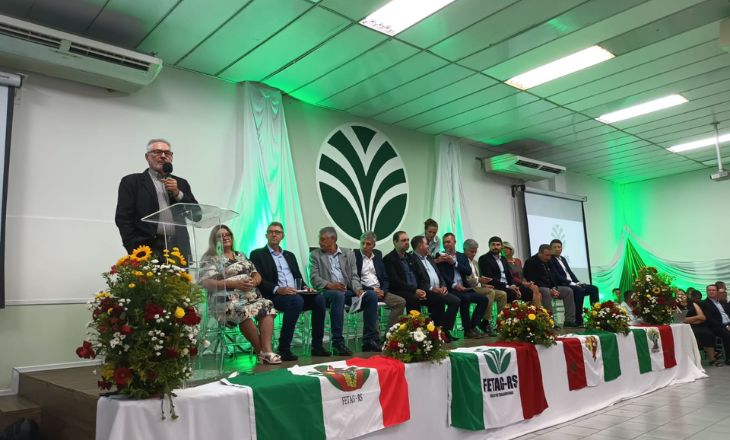 Presidente do Sistema Ocergs participa da posse da nova diretoria da Fetag RS