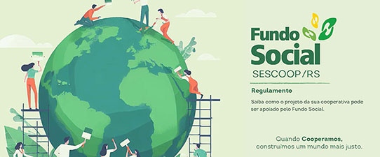 Segunda edição do Fundo Social do Sescoop/RS é lançada com recursos de R$ 3 milhões