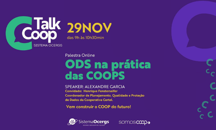 Inscrições abertas para o TalkCoop de novembro