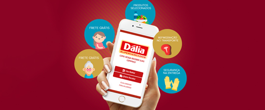 Dália Alimentos disponibiliza compras através do Super Dália Online