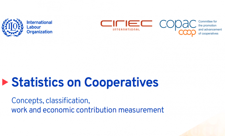 Estatísticas cooperativas: novo livro da OIT, Copac e Ciriec