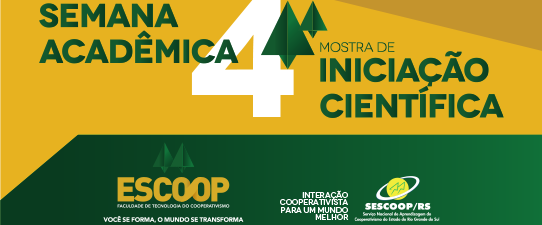 Abertas inscrições para IV Mostra de Iniciação Científica da Escoop