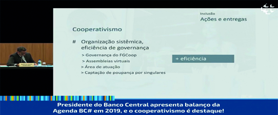 Cooperativismo é destaque em balanço da Agenda BC#