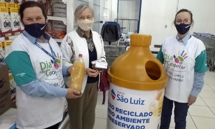 Coopermil realiza campanha de recolhimento de óleo de cozinha utilizado