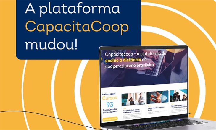 CapacitaCoop ganha nova interface e lança novos cursos