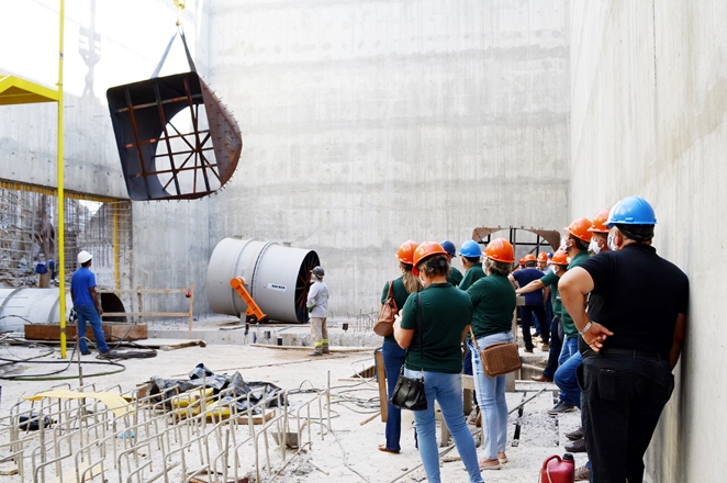 Primeiro conjunto de turbina chega à obra da PCH sede II Centenária