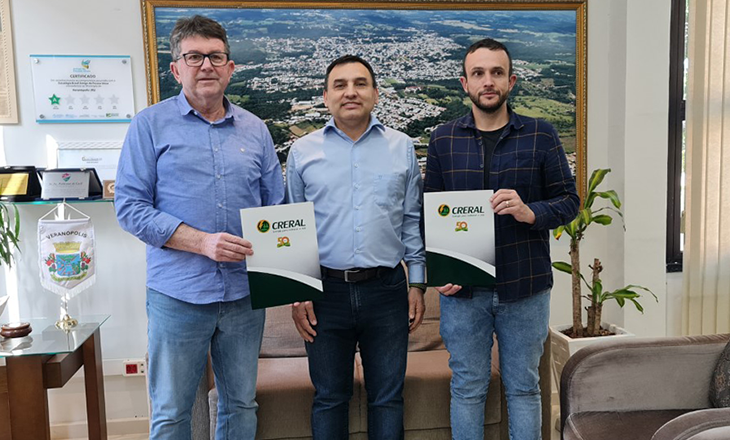 Creral apresenta o projeto da UHE Foz do Prata aos prefeitos de Veranópolis e Nova Roma do Sul