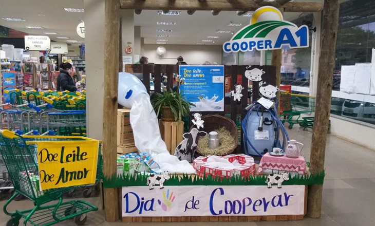 Cooper A1 e cooperativas parceiras arrecadam mais de 6 mil litros de leite