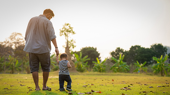 Pai e filho: cooperação para a vida toda