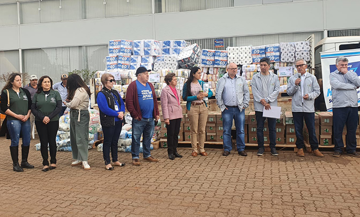 Coopatrigo celebrou o Dia C distribuindo mais de 19 toneladas de alimentos