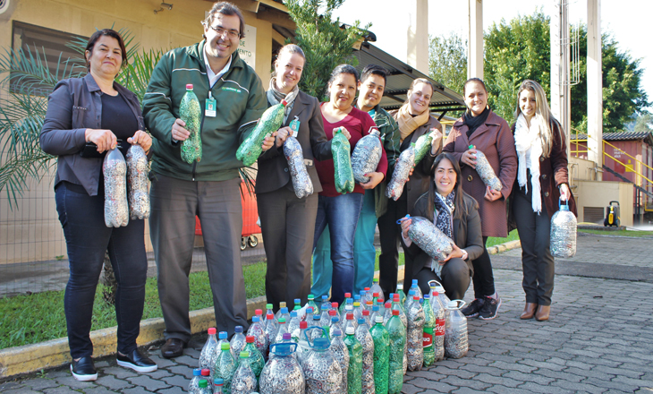 Participantes do “Práticas de Sustentabilidade” fazem doação de lacres e EcoPila