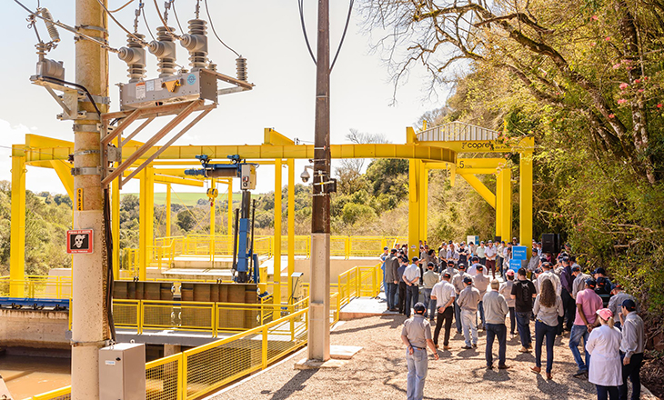 Coprel inaugura ampliação, modernização e automação da Usina Cascata do Pinheirinho