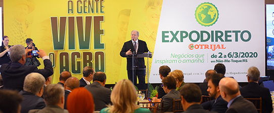 Expodireto Cotrijal 2020 é lançada em Brasília