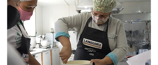 Languiru tem projeto de Gastronomia para comunidades carentes