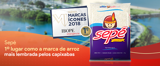 Arroz Sepé é a marca mais lembrada entre os capixabas