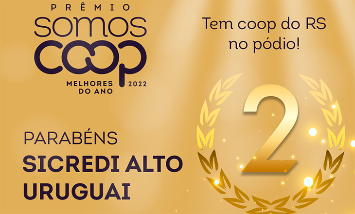 Tem coop gaúcha no pódio do Prêmio SomosCoop Melhores do Ano