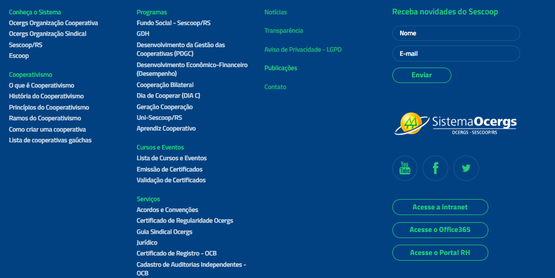 Quer receber as novidades do cooperativismo gaúcho?