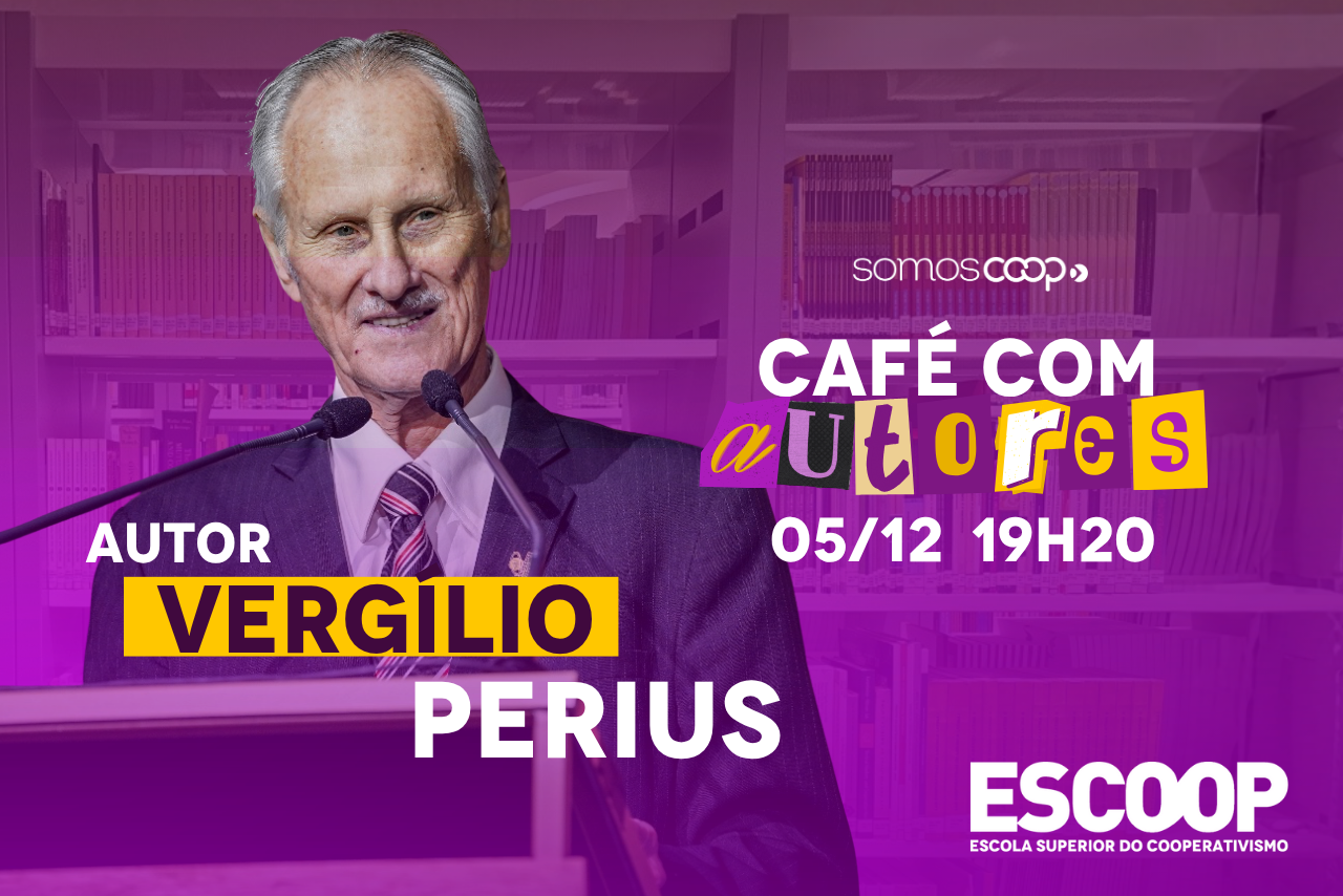 Café com Autores recebe Vergílio Perius na Escoop