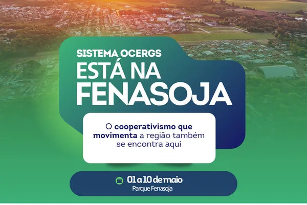 Sistema Ocergs reúne jovens e lideranças do coop na Fenasoja 2026