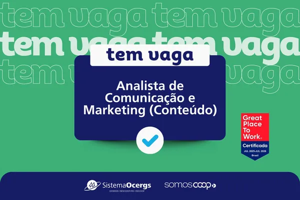 Tem vaga: Analista de Comunicação e Marketing